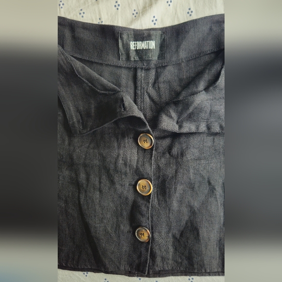 Reformation Linen Mini Skirt - Picture 4 of 6